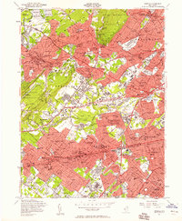 Roselle 1955 topographic map thumbnail