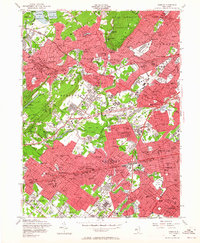 Roselle 1955 topographic map thumbnail