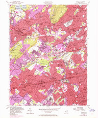 Roselle 1955 topographic map thumbnail