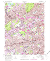 Roselle 1955 topographic map thumbnail