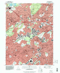 Roselle 1995 topographic map thumbnail