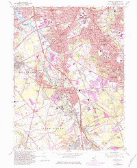 Runnemede 1967 topographic map thumbnail