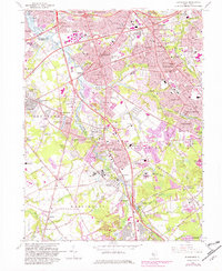 Runnemede 1967 topographic map thumbnail