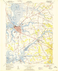 Salem 1951 topographic map thumbnail