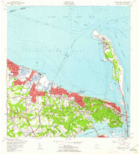 Sandy Hook 1954 topographic map thumbnail