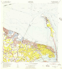 Sandy Hook 1954 topographic map thumbnail