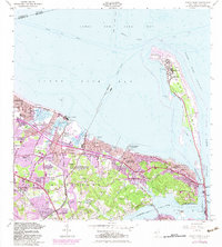 Sandy Hook 1954 topographic map thumbnail