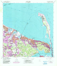 Sandy Hook 1954 topographic map thumbnail