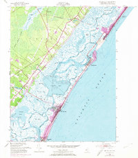 Sea Isle City 1952 topographic map preview