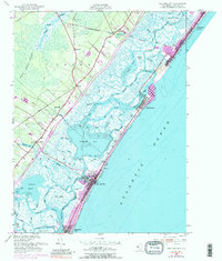 Sea Isle City 1952 topographic map preview