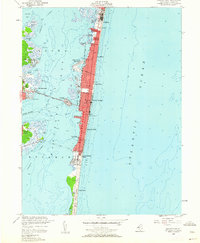 Seaside Park 1953 topographic map thumbnail