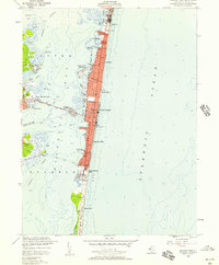 Seaside Park 1953 topographic map thumbnail