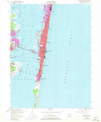 Seaside Park 1953 topographic map thumbnail