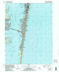 Seaside Park 1989 topographic map thumbnail