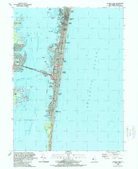 Seaside Park 1989 topographic map thumbnail