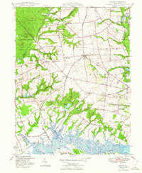 Shiloh 1947 topographic map thumbnail