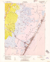 Ship Bottom 1952 topographic map thumbnail