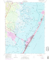 Ship Bottom 1952 topographic map thumbnail