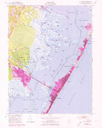 Ship Bottom 1952 topographic map thumbnail