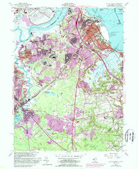 South Amboy 1954 topographic map thumbnail