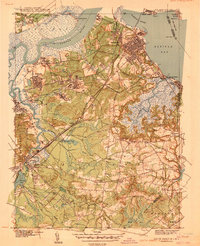 South Amboy 1940 topographic map thumbnail
