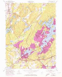 Stanhope 1954 topographic map thumbnail
