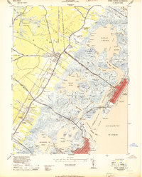 Stone Harbor 1944 topographic map thumbnail