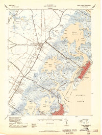Stone Harbor 1944 topographic map thumbnail