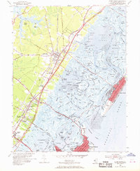 Stone Harbor 1955 topographic map thumbnail