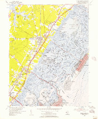 Stone Harbor 1955 topographic map thumbnail