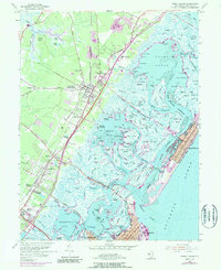 Stone Harbor 1955 topographic map thumbnail
