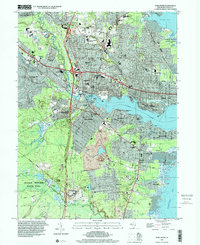 Toms River 1995 topographic map thumbnail