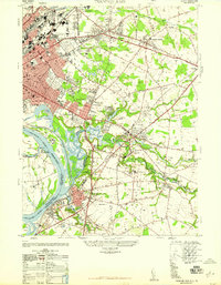 Trenton East 1947 topographic map thumbnail