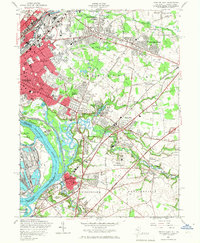 Trenton East 1957 topographic map thumbnail