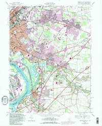Trenton East 1957 topographic map thumbnail