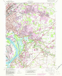 Trenton East 1957 topographic map thumbnail