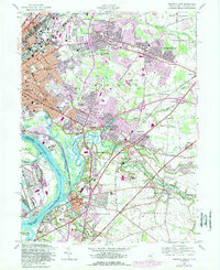 Trenton East 1957 topographic map thumbnail