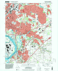 Trenton East 1995 topographic map thumbnail