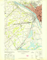Trenton West 1947 topographic map thumbnail