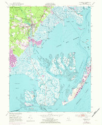Tuckerton 1952 topographic map preview