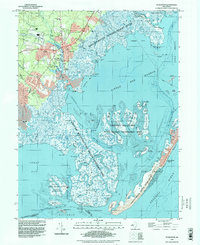 Tuckerton 1995 topographic map thumbnail