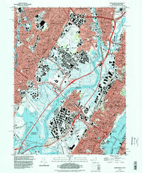 Weehawken 1995 topographic map thumbnail