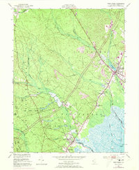 West Creek 1951 topographic map thumbnail