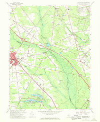 Williamstown 1966 topographic map thumbnail