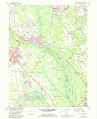 Williamstown 1966 topographic map thumbnail