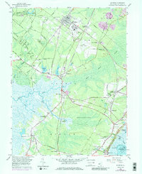 Woodbine 1958 topographic map thumbnail