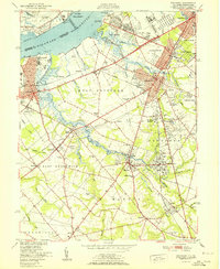 Woodbury 1951 topographic map thumbnail