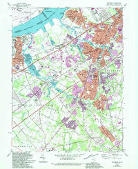 Woodbury 1967 topographic map thumbnail