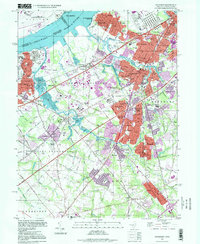 Woodbury 1995 topographic map thumbnail