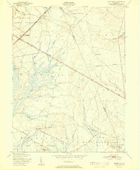 Woodmansie 1951 topographic map preview
